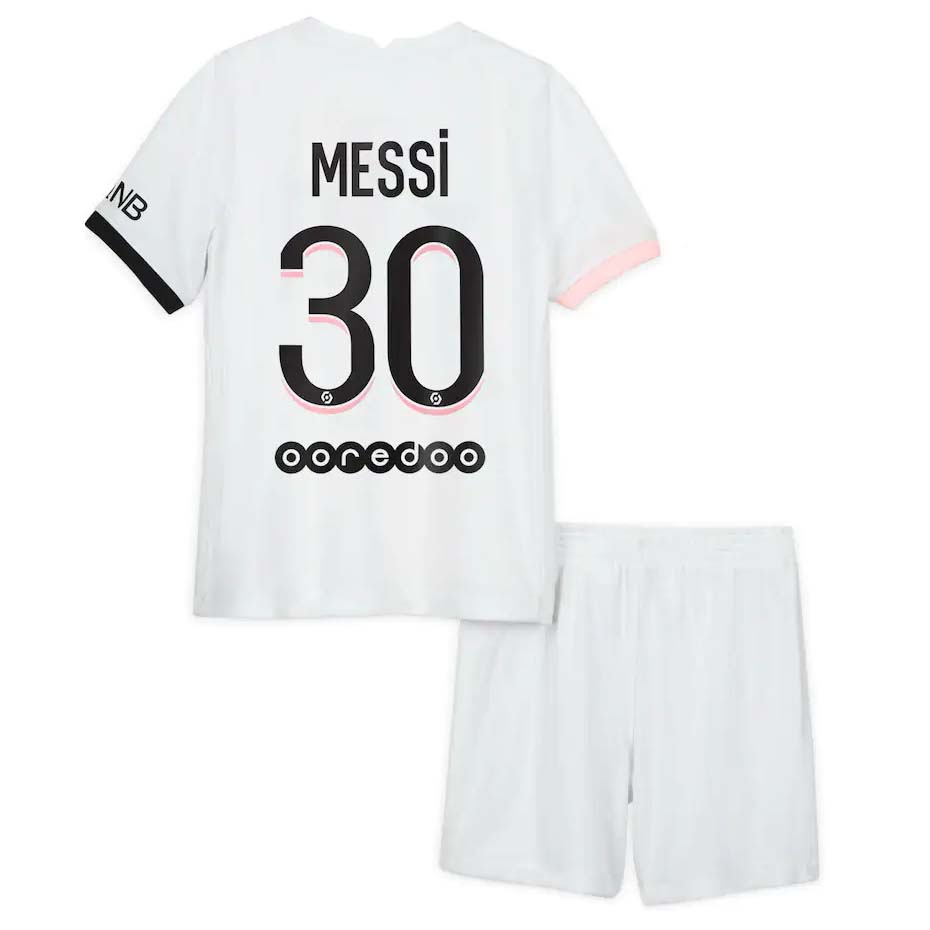 Camiseta Paris Saint Germain NO.30 Messi Segunda Niño 2021-2022